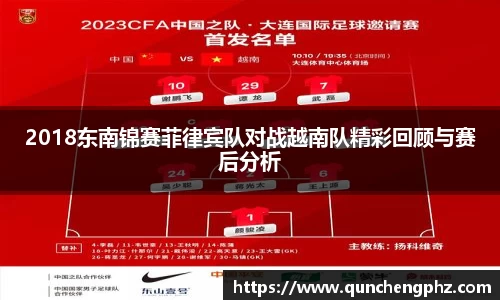 2018东南锦赛菲律宾队对战越南队精彩回顾与赛后分析